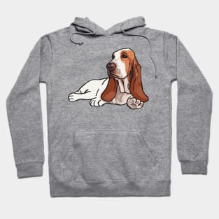 Basset Hound Dog Hoodie